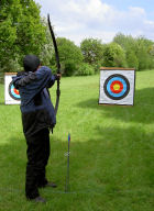 Scout archery session