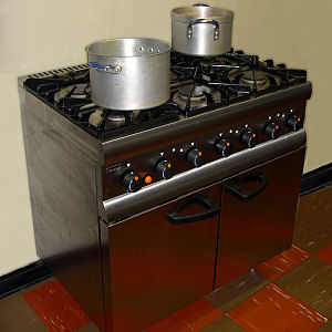 Large Catering Oven with Six Gas Burners